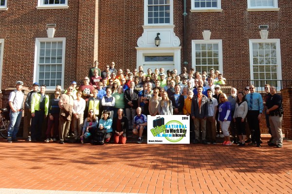 photo of 2016 Bike to Work Day group
