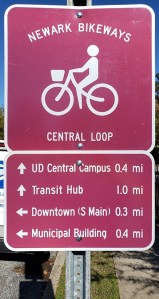 photo of “Central Loop” sign