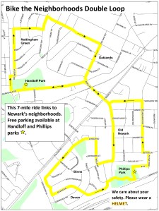 “Bike the Neighborhoods route map
