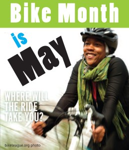 May is Bike Month graphic