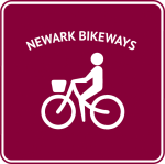 Newark Bikeways sign graphic