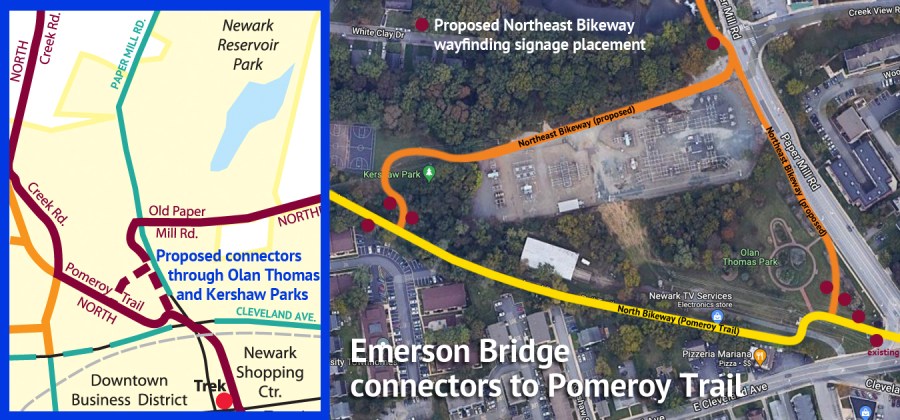 photo of planned connector trails
