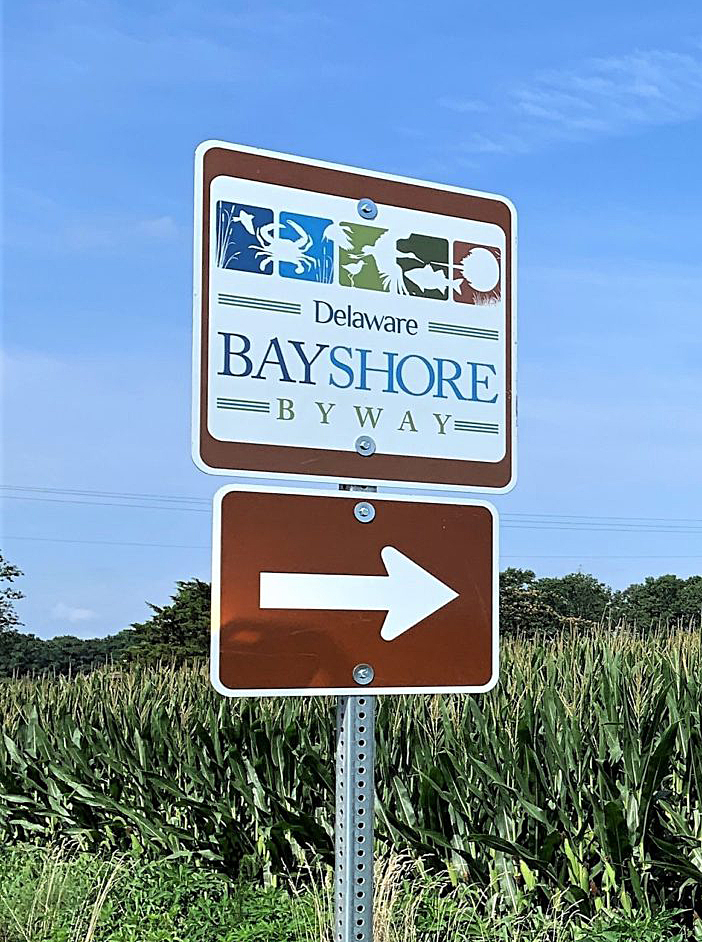 Delaware Bayshore Byway sign