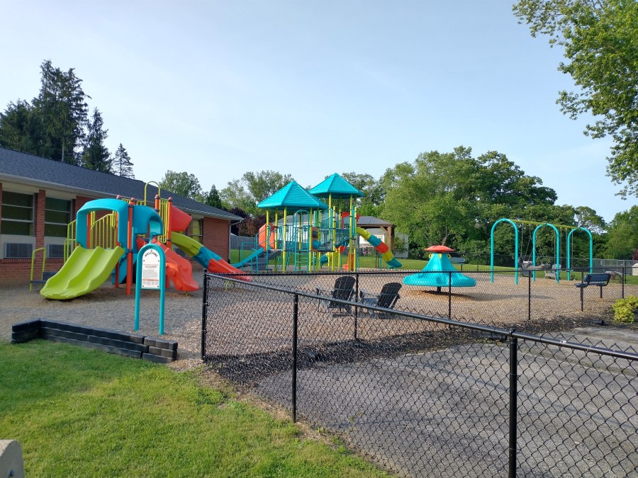 The playground at the Community Park at Church Road.
