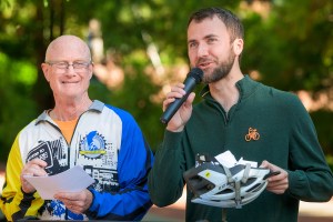 photo of Bike Newark’s Mark Deshon and Michael Smith